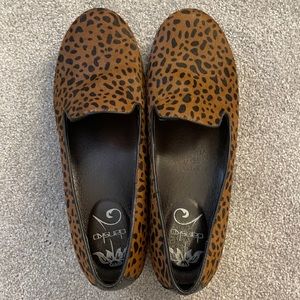 Dansko leopard loafers